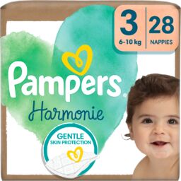 Pampers Harmonie 3 (6-10 kg), pieluchy, 28 sztuk