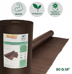 Agrowłóknina brązowa Wigo-garden 80g/m2 80cm 100mb