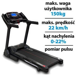 HERTZ FITNESS Bieżnia elektryczna Speed Pro 2200W 22km/h