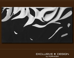 MIDAS płytka 3D Silk black 600x300x8 mm A-TGL08-XX-017