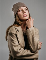 Todo Casual Rozi Elegancka czapka 50% Merino &