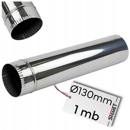 Rura Nierdzewna fi 130mm Gruba Dymna Do Pieca