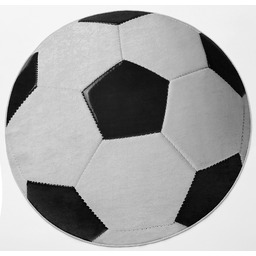 Dywan Koło 120x120 Do Prania Piłka Nożna