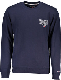NIEBIESKA BLUZA MĘSKA TOMMY HILFIGER BEZ ZAMKA