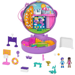 Polly Pocket, zestaw kompaktowy, piłka, HCG14