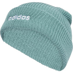 adidas Uniseks Classic Beanie, powder teal/white, L