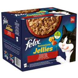 Felix Sensations Jellies Wiejskie Smaki W Galaretce 24x85g