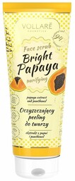 VOLLARE_Bright Papaya Face Scrub Purifying oczyszczający peeling