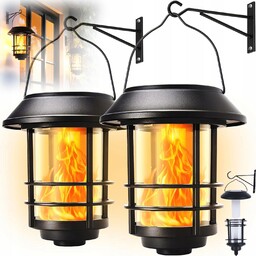 Lampa Solarna Led Wiszące Z Czujnik Zmierzchu Wodoodporne