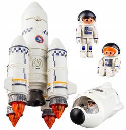 Rakieta Prom Kosmiczny Kosmos Space Wahadłowiec Edukacyjna Zabawka