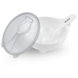 Akuku A0424 MISECZKA Z ŁYŻECZKĄ BIAŁA