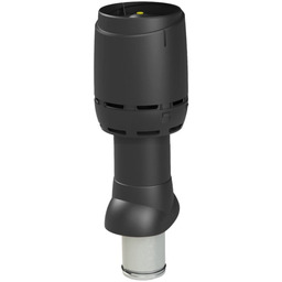 VILPE Kominek wentylacyjny izolowany FLOW 125P/IS/500 Czarny