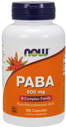 NOW PABA 500mg 100caps