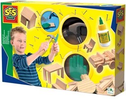 Zestaw kreatywny SES Woodwork set Małego stolarza 00943