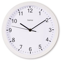 HAMA Zegar Elba 25 cm Biały