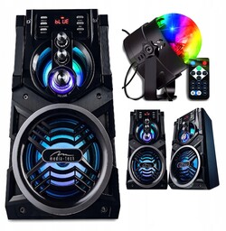 Mobilny System Nagłośnieniowy Boombox Kula Zestaw