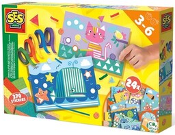 Zestaw kreatywny SES Creative Uczę się przyklejać