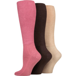 IOMI 3PACK Podkolanówki bambusowe dla diabetyków BAMBOO BLEND