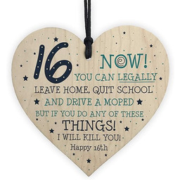 RED OCEAN Zabawny prezent na 16. urodziny wiszący