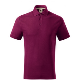 KOSZULKA POLO MĘSKA MALFINI PRIME (GOTS) 234, FUKSJOWY