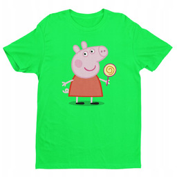 Koszulka Dziecięca-Peppa Świnka-Mix Kolory- 146 L