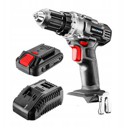 Wiertarko-wkrętarka akumulatorowa 18 V akumulator 2Ah Graphite 58G000-SET1