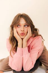 Bluza HOODIE "Pink" - S