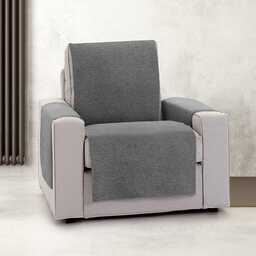 Pokrowiec na sofę-fotel jednoosobowy Universal grey, 55 x