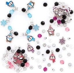 Baker Ross FE838 pingwin bransoletka z zawieszkami zestawy