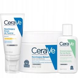 CeraVe Zestaw Nawilżający Balsam 340g, Krem Nawilżający