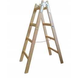 Drewniana Drabina Rozstawna 2x4 Szczebli Producent