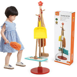 Viga Toys VIGA Drewniany Zestaw Narzędzi do Sprzątania
