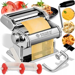 Maszynka Ręczna Do Makaronu Ciasta Stal Nierdzewna 5w1
