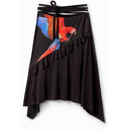 Spódnica midi z papugą Tyler McGillivary