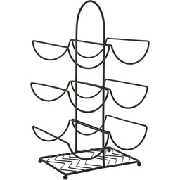 Stojak na wino Premier Housewares, żelazo, czarny