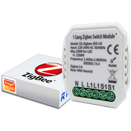 Tuya - dwukanałowy mini przekaźnik 10A - ZigBee
