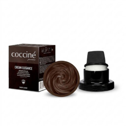Pielęgnujący krem do obuwia ciemny brąz CREAM ELEGANCE