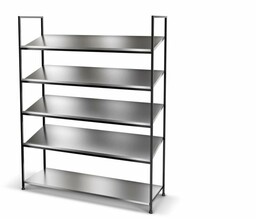 Rapa Regał magazynowy 5 po łek 1500x500x(h)2000 mm,