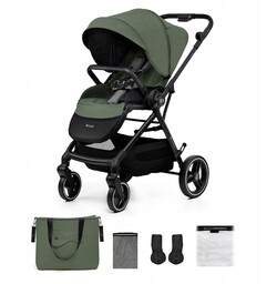 Kinderkraft Yoxi Zielony – Wózek Spacerowy do 22kg