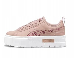 Buty Młodzieżowe Puma Mayze Wild 385696-13 Różowe Panterka