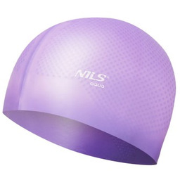 CZEPEK SILIKONOWY DOTS NILS AQUA NQC JEDNOKOLOROWY FIOLETOWY