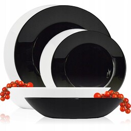 Serwis Obiadowy Zestaw Talerzy Na 12 Osób Sonia