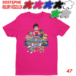 Dziecięca Koszulka Z Nadrukiem Psi Patrol Duży Wybór