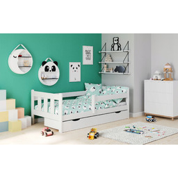 Marinella biały łóżko dziecięce z szufladą