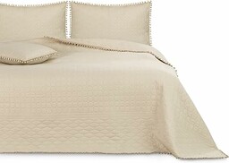AmeliaHome Narzuta z pomponami, 170 x 210 cm,