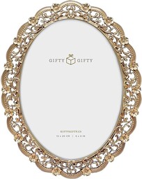 GIFTY GIFTY Wiktoriańska owalna ramka na zdjęcia, 15