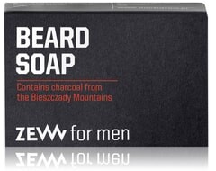ZEW for Men Beard Soap with charcoal Szampon