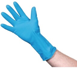 Jantex Wyprzedaż - Rękawiczki gospodarcze jednorazowe lateksowe, rozmiar