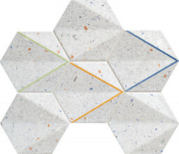 TUBĄDZIN Mozaika ścienna Dots grey 29,8x22,1 Mozaika ścienna