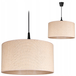 Lampa Wisząca Sufitowa Żyrandol Abażur Nowoczesna Boho Juta
